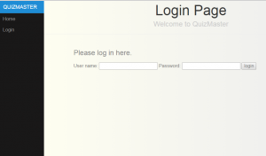 quizmaster login