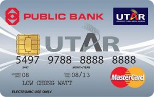 A debit card with a gold chip on the front