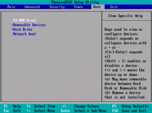 changebootordersequence