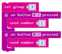 wireless microbit send code