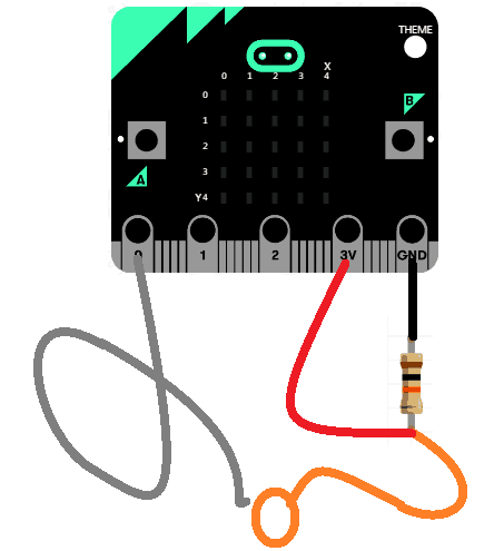 Microbit steady hand game wiring