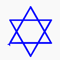 blue-six-pointed-star
